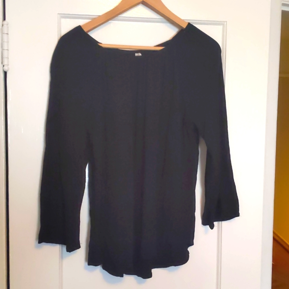 Black Stretch Blouse